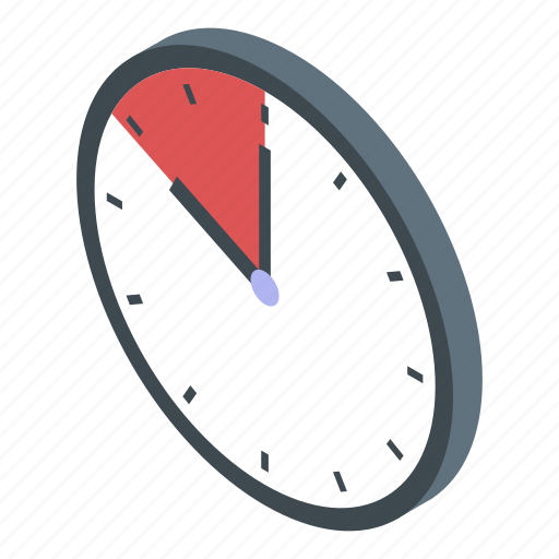 Business, cartoon, clock, deadline, hand, isometric, wall icon - Download on Iconfinder