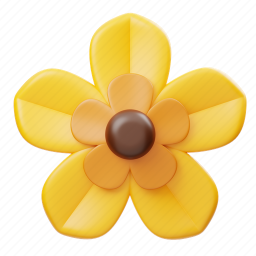 Flower, floral, leaf, nature, blossom, spring, decoration 3D illustration - Download on Iconfinder