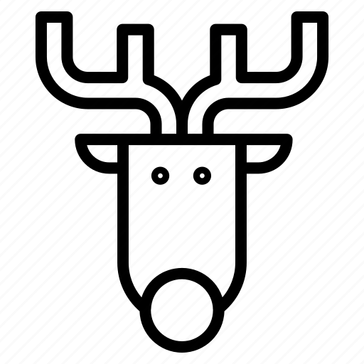 Deer, animal, reindeer, christmas, santa, winter, elk icon - Download on Iconfinder
