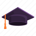 graduation, hat, university, cap
