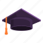 graduation, hat, university, cap 