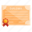 certificate, diploma, border, graduation 
