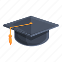 new, graduation, hat, education