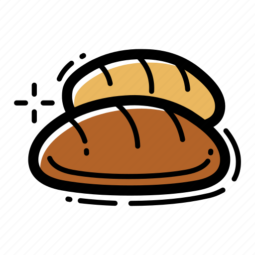 Baguette, bakery, bread, breakfast, eat, food, loaf icon - Download on Iconfinder