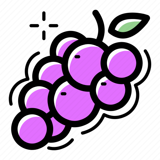 Bunch, diet, fresh, fruit, grape, healthy icon - Download on Iconfinder