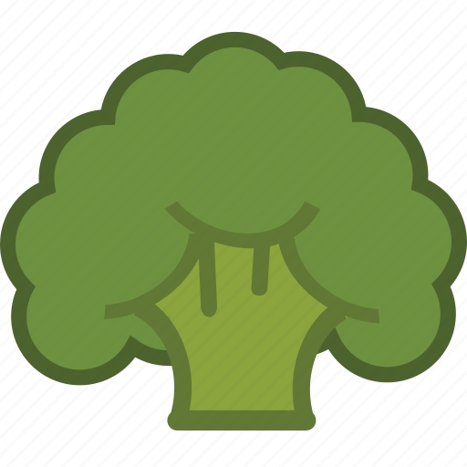 Broccoli, food, fresh, healthy, vegetable, fiber, vitamin c icon - Download on Iconfinder