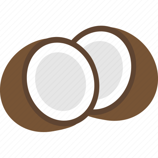 Coconut, fat, food, healthy, saturated, seed, shell icon - Download on Iconfinder
