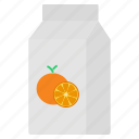 fruit, packaged, pulp, beverage, carton, juice, orange