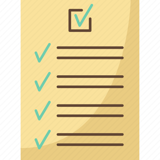 Checklist, schedule, form, choice, document icon - Download on Iconfinder