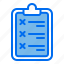 checklist, clipboard, note, form 
