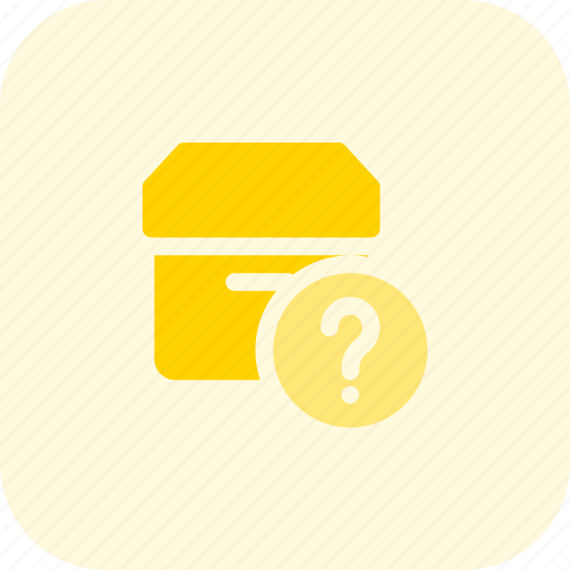 Archive, box, question mark, delivery icon - Download on Iconfinder