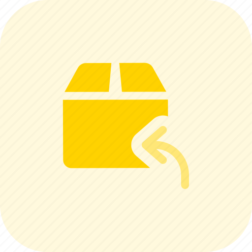 Box, back, delivery, pointer icon - Download on Iconfinder