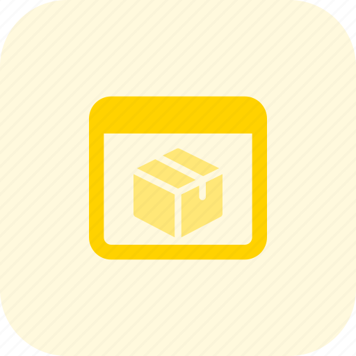 Browser, delivery, box, online icon - Download on Iconfinder