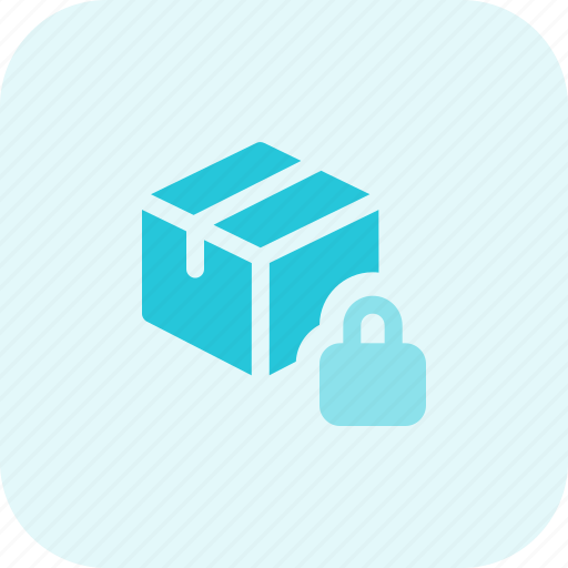 Delivery, box, lock, protection icon - Download on Iconfinder