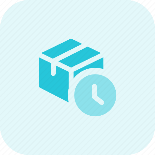 Delivery, box, time, delay icon - Download on Iconfinder