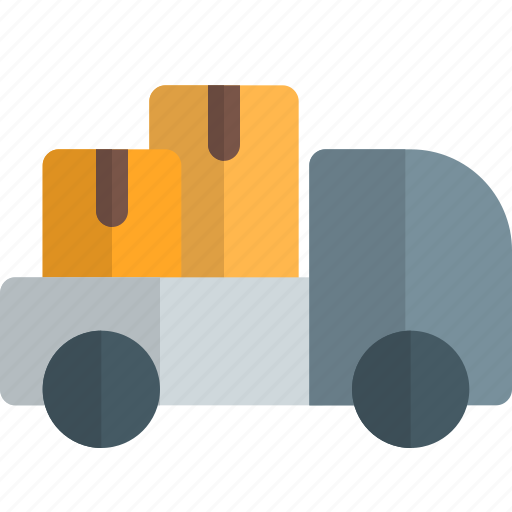 Truck, delivery, boxes, wheels icon - Download on Iconfinder