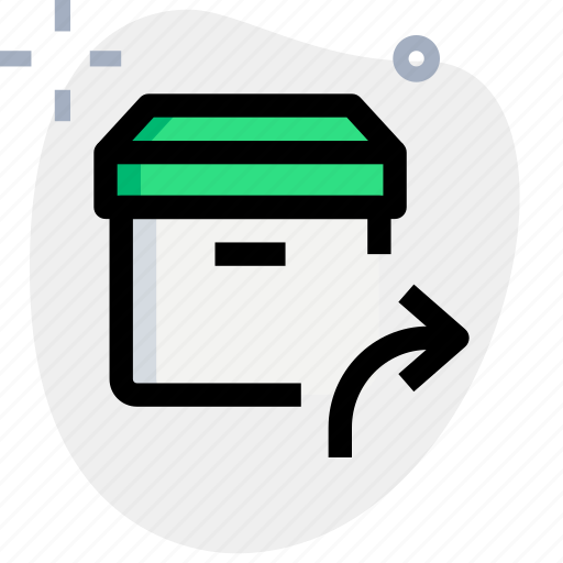 Archive, box, forward, delivery icon - Download on Iconfinder