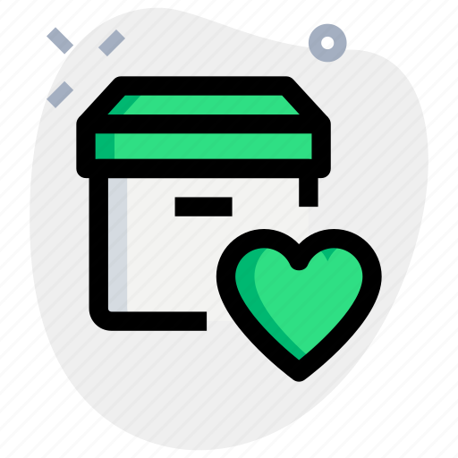 Archive, box, heart, delivery icon - Download on Iconfinder