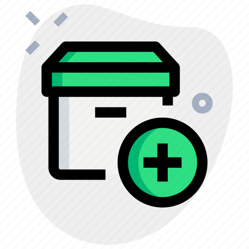 Archive, box, plus, new icon - Download on Iconfinder