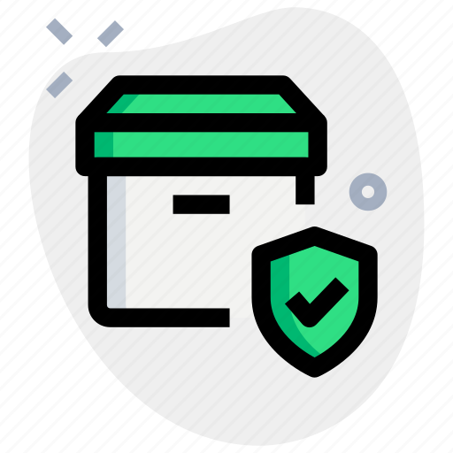 Archive, box, shield, delivery icon - Download on Iconfinder