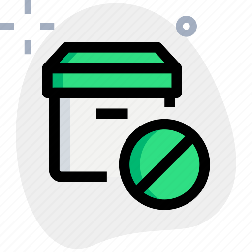 Archive, box, stop, delivery icon - Download on Iconfinder