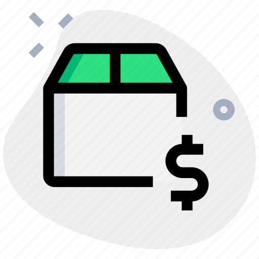 Box, dollar, delivery, currency icon - Download on Iconfinder