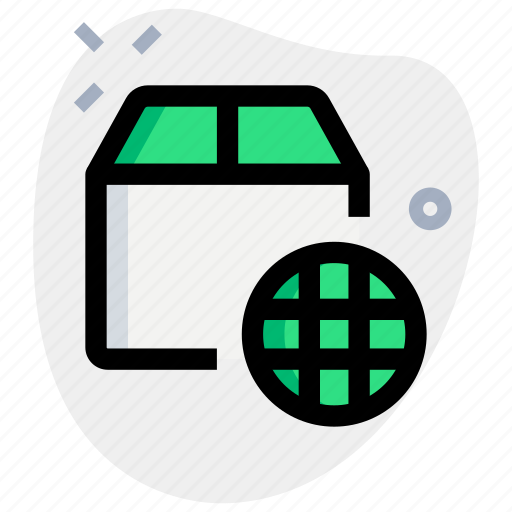 Box, globe, delivery, world wide icon - Download on Iconfinder