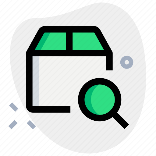 Box, search, delivery, magnifier icon - Download on Iconfinder
