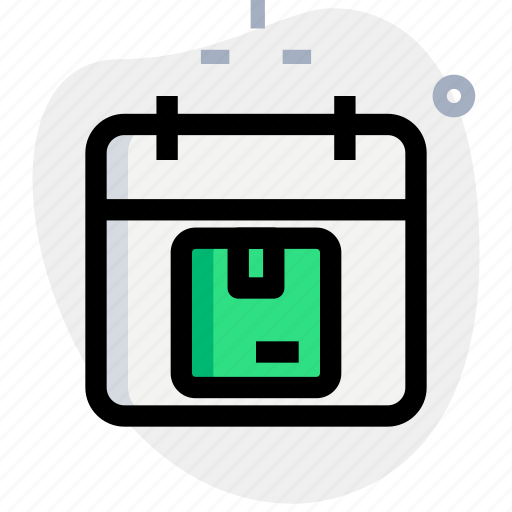 Calendar, box, delivery, schedule icon - Download on Iconfinder