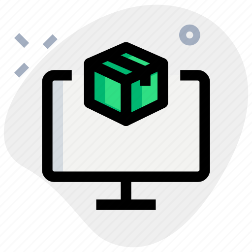 Computer, delivery, monitor, box icon - Download on Iconfinder