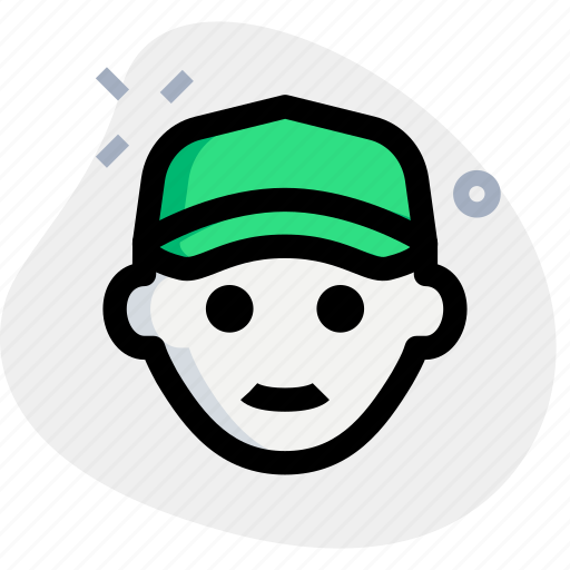 Courier, delivery, boy, hat icon - Download on Iconfinder
