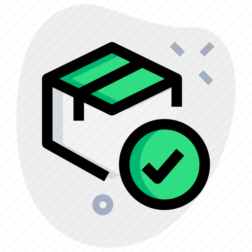 Delivery, box, approved, tick mark icon - Download on Iconfinder