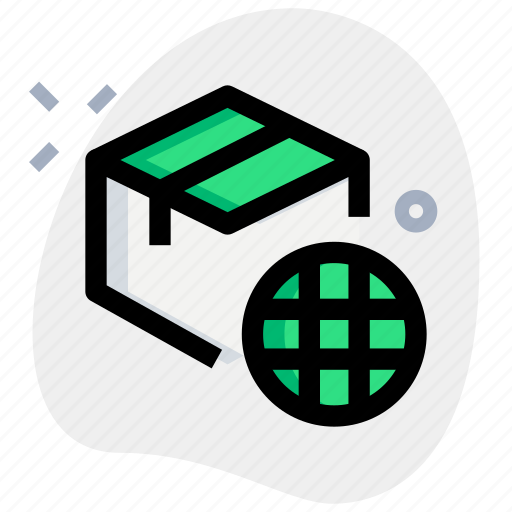 Delivery, box, globe, international icon - Download on Iconfinder