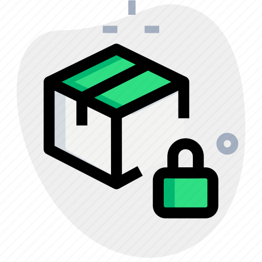 Delivery, box, lock, security icon - Download on Iconfinder