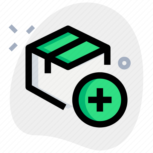 Delivery, box, plus, add icon - Download on Iconfinder