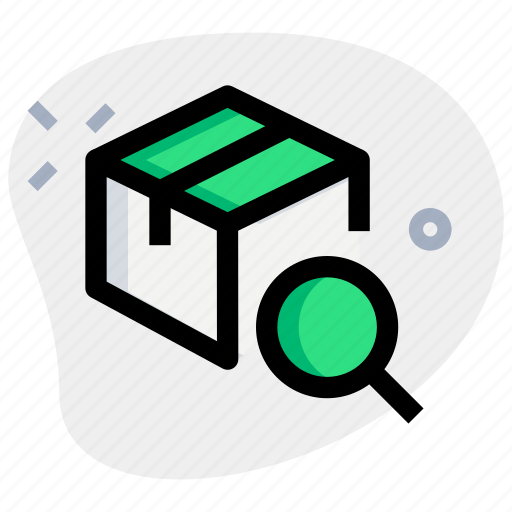 Delivery, box, search, magnifier icon - Download on Iconfinder