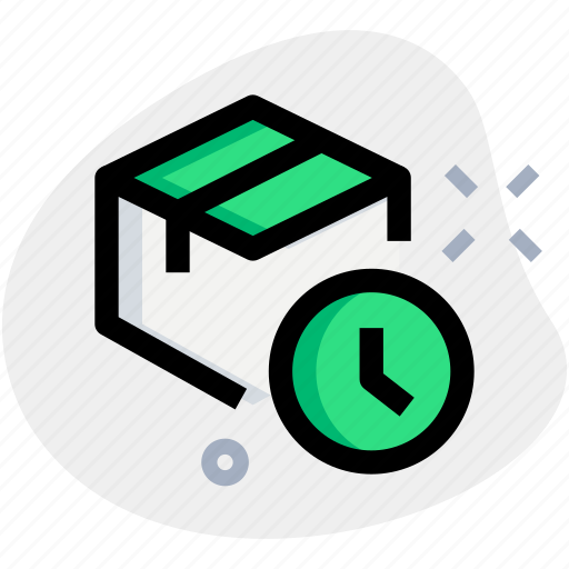 Delivery, box, time, alarm icon - Download on Iconfinder
