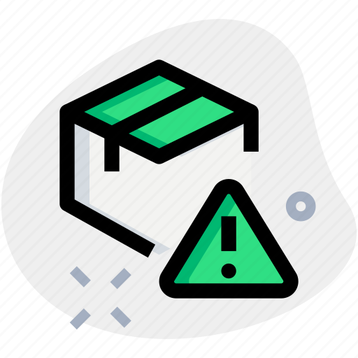Delivery, box, warning, alert icon - Download on Iconfinder