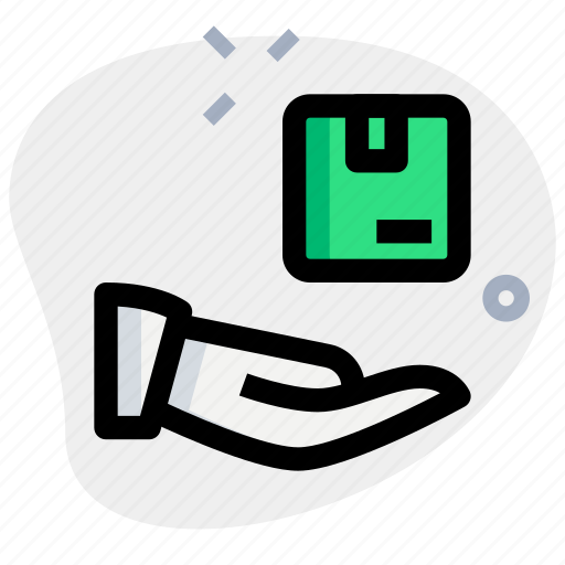 Share, box, delivery, hand icon - Download on Iconfinder