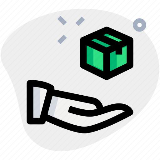 Share, delivery, hand, box icon - Download on Iconfinder