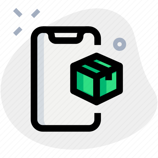 Smartphone, delivery, package, device icon - Download on Iconfinder