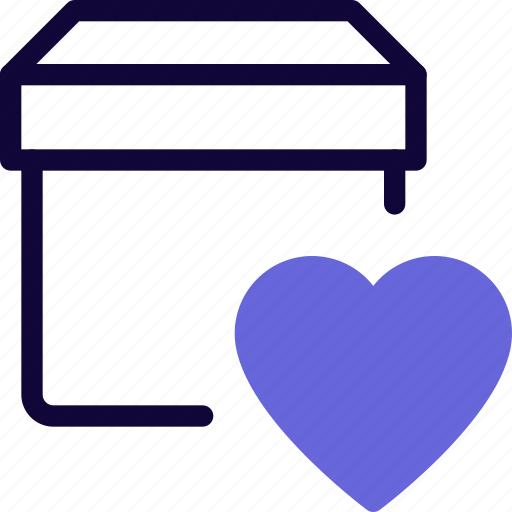 Archive, box, heart, delivery icon - Download on Iconfinder