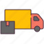 delivery, truck, box, logistics, shipping 