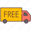 delivery, free, truck, shipping, logistics 