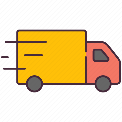 Delivery, fast, truck, shipping, logistics icon - Download on Iconfinder