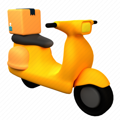 Delivery, scooter, service, courier, order, transport, cargo icon - Download on Iconfinder