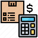calculator, cost, payment, rates, shipping