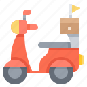bike, courier, delivery, shipping