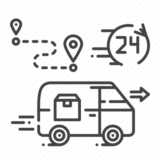 Delivery, express, freight, logistics, shipping, transport icon - Download on Iconfinder