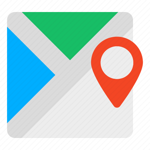 Map, gps, navigation, geolocation, location icon - Download on Iconfinder